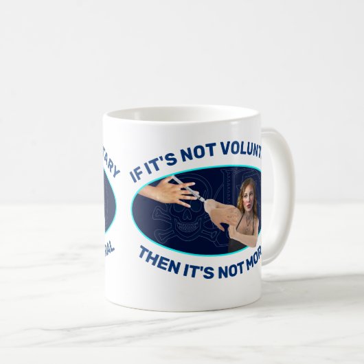 Mug Ce n'est pas moral (Devant droit)