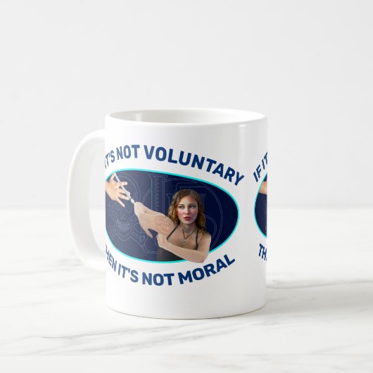 Mug Ce n'est pas moral (Devant gauche)
