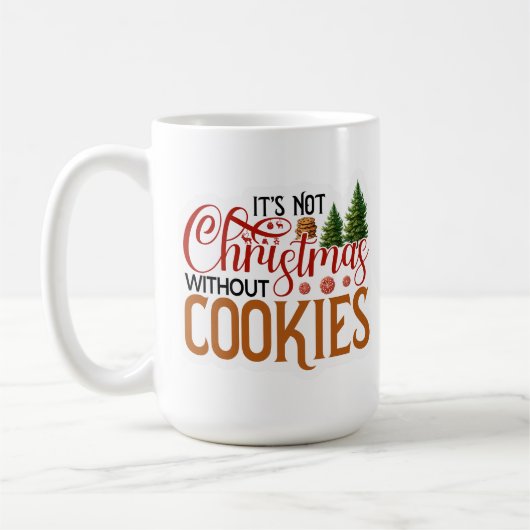 Mug Ce n'est pas Noël sans cookies (Gauche)