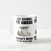 Mug Ce n'est pas parce que je suis éveillé que je suis (Devant gauche)