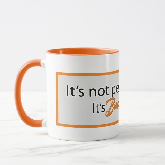 Mug Ce n'est pas personnel  (Gauche)