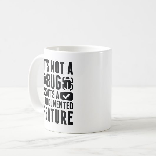 Mug Ce n'est pas un bug (Devant gauche)