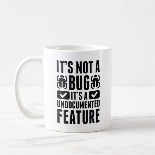 Mug Ce n'est pas un bug (Gauche)