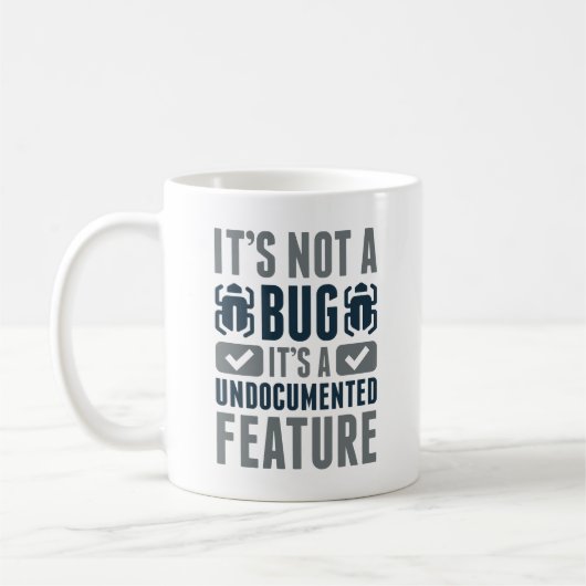 Mug Ce n'est pas un bug (Gauche)