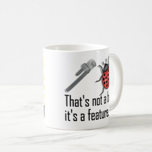 Mug Ce n'est pas un insecte ; c'est une (Devant droit)