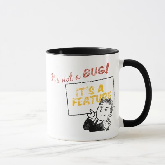 Mug Ce n'est pas un insecte, il est une (Droite)
