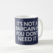 Mug Ce n'est pas une négociation si vous n'en avez pas (Devant droit)