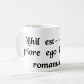 Mug Ce n'est rien--dans une vie précédente j'étais un (Devant gauche)