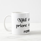 Mug Ce n'est rien--dans une vie précédente j'étais un (Gauche)