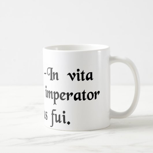 Mug Ce n'est rien--dans une vie précédente j'étais un (Droite)
