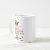 Mug Ce n'était pas moi ange carlin drôle de citation (Devant gauche)