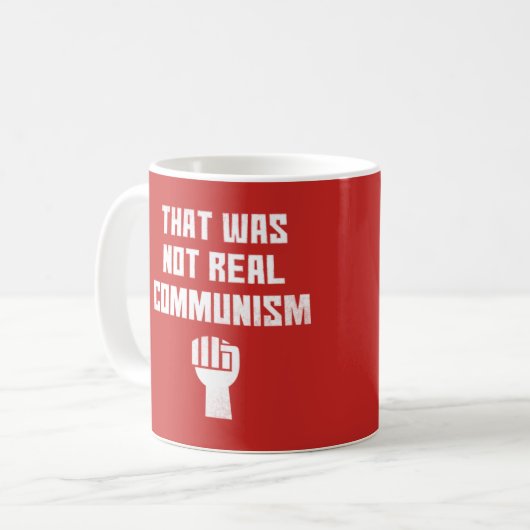 Mug Ce N'Était Pas Un Véritable Communisme (Devant gauche)