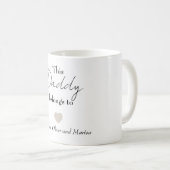 Mug Ce Papa Appartient À [Nom Des Enfants] - Personnal (Devant droit)