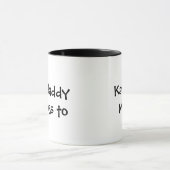 Mug Ce papa appartient à... papa personnalisé (Centre)