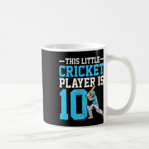 Mug Ce petit joueur de cricket a 10 ans 10e Bi