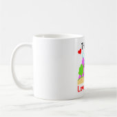 Mug "Ce poussin aime augmenter" Drinkware (Gauche)