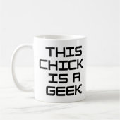 Mug Ce poussin est un Geek (Gauche)