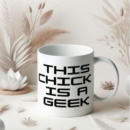 Mug Ce poussin est un Geek
