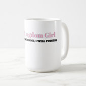 MUG CE QUE DIEU M'A PROMIS, JE LE POSSÈDERAI (Devant droit)