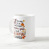 Mug Ce que la chute me fait (Devant gauche)