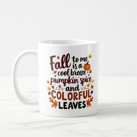 Mug Ce que la chute me fait (Gauche)