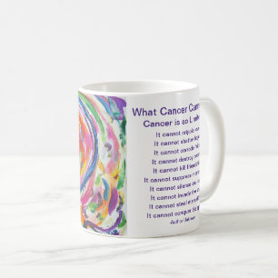 Mug Ce que le cancer ne peut pas faire Poem Coeur Coff
