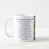 Mug Ce que le cancer ne peut pas faire Poem Coeur Coff (Gauche)