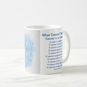Mug Ce que le cancer ne peut pas faire Poème Angel Cof