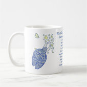 Mug Ce que le cancer ne peut pas faire Poème Angel Cof (Gauche)