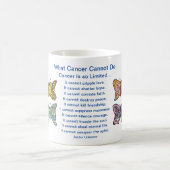 Mug Ce que le cancer ne peut pas faire Poème Papillon (Centre)