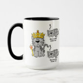 Mug Ce que le chat pense drôle (Gauche)