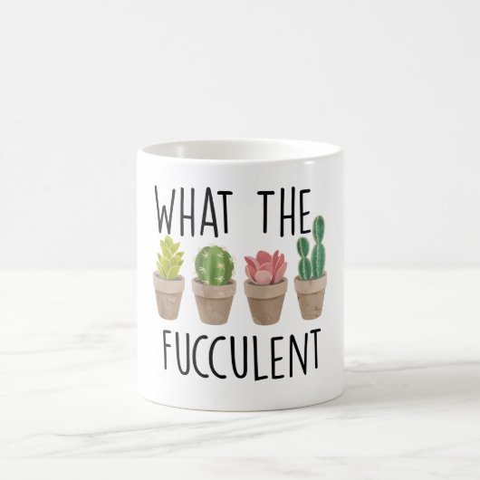 Mug Ce que le fucculent Cactus Succulent cadeau Plante (Centre)