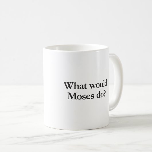 Mug ce que moïse ferait (Devant droit)