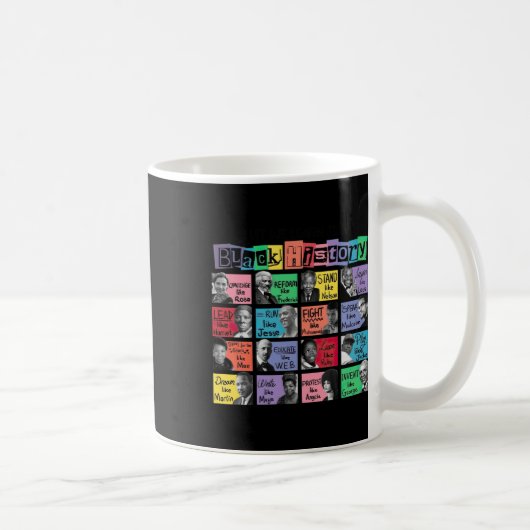 Mug Ce que nous apprenons de Black History Sticker (Droite)