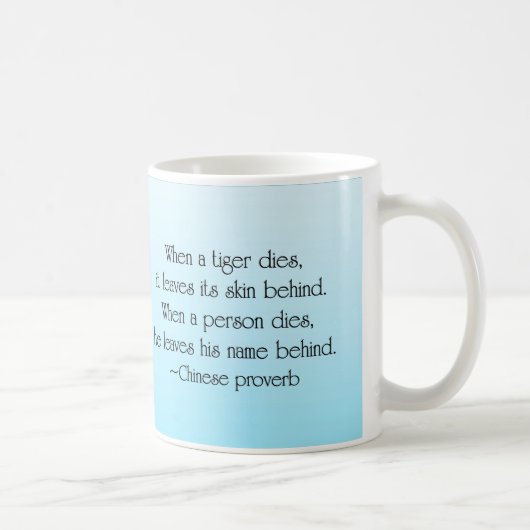 Mug Ce que nous laissons (Droite)