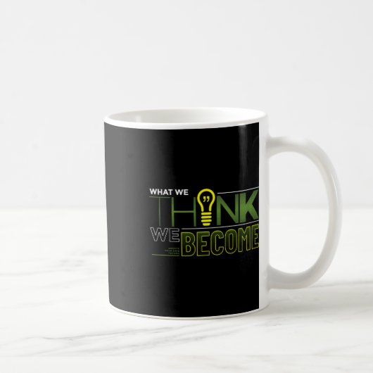 Mug Ce Que Nous Pensons Devenir Sticker (Droite)