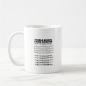 Mug Ce que voit la chorale du collège (Gauche)