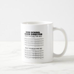 Mug Ce que voit la chorale du lycée