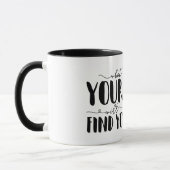 Mug Ce Que Vous Trouverez Vous Typographie (Gauche)