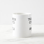 Mug Ce qui consomme vous-contrôle la pâte à café-blanc (Centre)