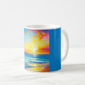Mug "Ce qui est dans l'eau". (Devant droit)
