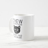 Mug ce qui était proche Presque dû socialiser (Devant gauche)