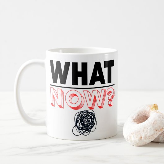 Mug Ce qui maintenant Graduation Cadeau Drôle cadeau (Avec donut)