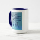 Mug Ce qui ne me tue pas me rend impressionnant (Devant gauche)