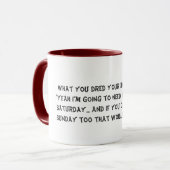 Mug Ce qui vous dred votre dire de patron (Devant gauche)