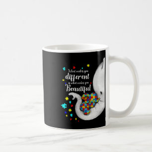 Mug Ce qui vous rend différents éléphant maman Autisme