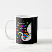 Mug Ce qui vous rend différents éléphant maman Autisme (Gauche)