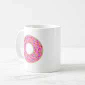 Mug Ce Savoureux Donut Rose Mignonne Petit Déjeuner Am (Devant gauche)