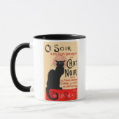 Mug Ce Soir Le Conversation Noir, Théophile Steinlen (Gauche)