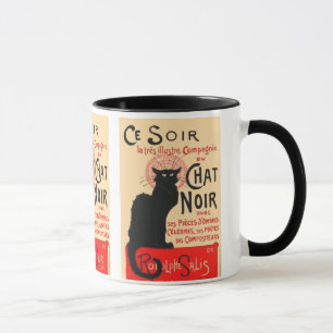 Mug Ce Soir Le Conversation Noir, Théophile Steinlen